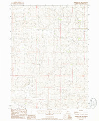 Download a high-resolution, GPS-compatible USGS topo map for Shimmins Lake NW, NE (1986 edition)