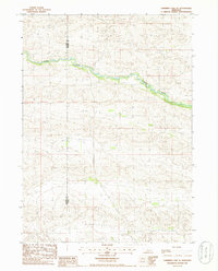 Download a high-resolution, GPS-compatible USGS topo map for Shimmins Lake SE, NE (1986 edition)