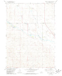 preview thumbnail of historical topo map of Loup County, NE in 1981
