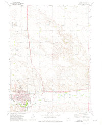 preview thumbnail of historical topo map of Sidney, NE in 1972
