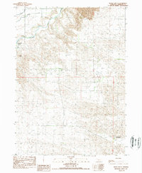Download a high-resolution, GPS-compatible USGS topo map for Skunk Lake NE, NE (1989 edition)
