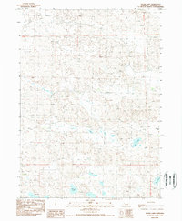 preview thumbnail of historical topo map of Sheridan County, NE in 1989