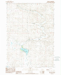 Download a high-resolution, GPS-compatible USGS topo map for Smith Lake, NE (1989 edition)