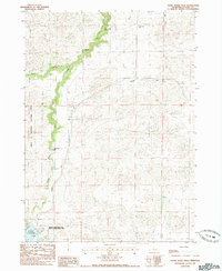 Download a high-resolution, GPS-compatible USGS topo map for Snake River Falls, NE (1985 edition)