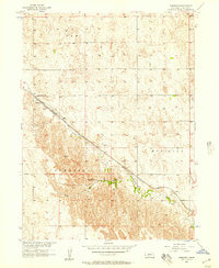 Download a high-resolution, GPS-compatible USGS topo map for Somerset, NE (1957 edition)