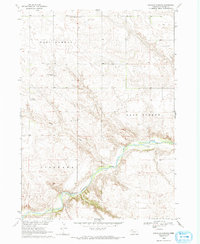 preview thumbnail of historical topo map of Sheridan County, NE in 1969