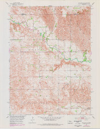 Download a high-resolution, GPS-compatible USGS topo map for Spalding NW, NE (1985 edition)