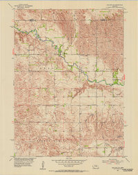 Download a high-resolution, GPS-compatible USGS topo map for Spalding NW, NE (1956 edition)