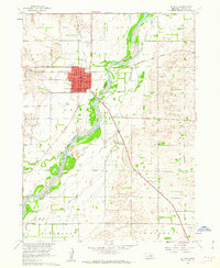 Download a high-resolution, GPS-compatible USGS topo map for St Paul, NE (1962 edition)