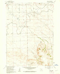 preview thumbnail of historical topo map of Scotts Bluff County, NE in 1960