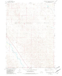 Download a high-resolution, GPS-compatible USGS topo map for Stonehouse Ranch SW, NE (1982 edition)