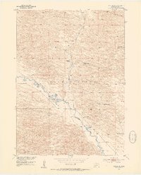 Download a high-resolution, GPS-compatible USGS topo map for Taylor NE, NE (1954 edition)