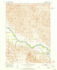Download a high-resolution, GPS-compatible USGS topo map for Taylor, NE (1954 edition)
