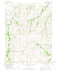 Download a high-resolution, GPS-compatible USGS topo map for Tecumseh NE, NE (1967 edition)