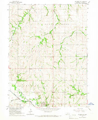 Download a high-resolution, GPS-compatible USGS topo map for Tecumseh NW, NE (1966 edition)