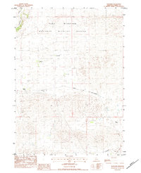 Download a high-resolution, GPS-compatible USGS topo map for Thatcher, NE (1984 edition)