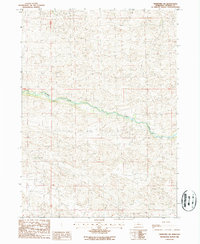 Download a high-resolution, GPS-compatible USGS topo map for Thedford SW, NE (1987 edition)