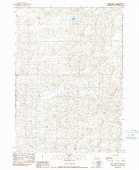 preview thumbnail of historical topo map of Sheridan County, NE in 1989