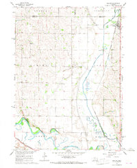 Download a high-resolution, GPS-compatible USGS topo map for Uehling, NE (1967 edition)