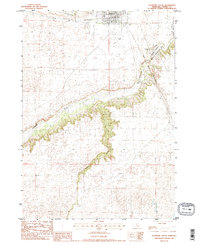 Download a high-resolution, GPS-compatible USGS topo map for Valentine South, NE (1984 edition)