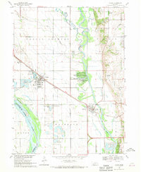 Download a high-resolution, GPS-compatible USGS topo map for Valley, NE (1970 edition)