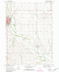 Download a high-resolution, GPS-compatible USGS topo map for Wahoo East, NE (1983 edition)