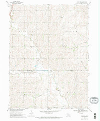Download a high-resolution, GPS-compatible USGS topo map for Wahoo SE, NE (1971 edition)