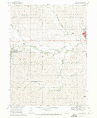 Download a high-resolution, GPS-compatible USGS topo map for Wahoo West, NE (1971 edition)