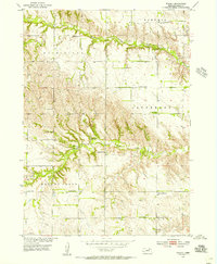 Download a high-resolution, GPS-compatible USGS topo map for Walnut, NE (1956 edition)