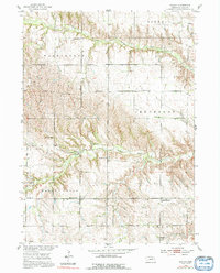 Download a high-resolution, GPS-compatible USGS topo map for Walnut, NE (1992 edition)
