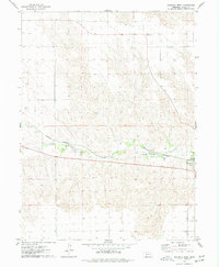 Download a high-resolution, GPS-compatible USGS topo map for Wauneta West, NE (1977 edition)