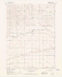 Download a high-resolution, GPS-compatible USGS topo map for Webster, NE (1967 edition)