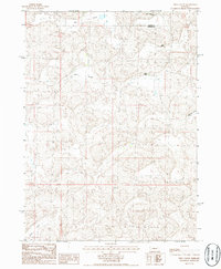Download a high-resolution, GPS-compatible USGS topo map for Well Valley, NE (1986 edition)