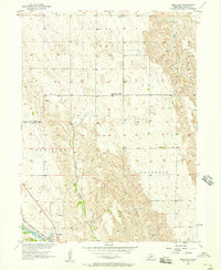 Download a high-resolution, GPS-compatible USGS topo map for Wellfleet, NE (1957 edition)