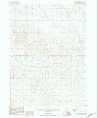 Download a high-resolution, GPS-compatible USGS topo map for Whistle Creek NE, NE (1984 edition)