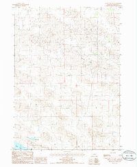 Download a high-resolution, GPS-compatible USGS topo map for White Cap Hill, NE (1986 edition)