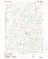 Download a high-resolution, GPS-compatible USGS topo map for White Lake, NE (1989 edition)