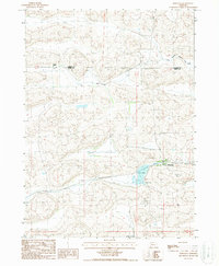 Download a high-resolution, GPS-compatible USGS topo map for Whitman, NE (1988 edition)