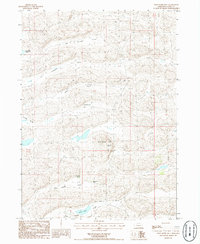 Download a high-resolution, GPS-compatible USGS topo map for Wild Horse Hill, NE (1986 edition)