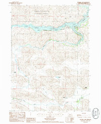 Download a high-resolution, GPS-compatible USGS topo map for Windmill Lake, NE (1985 edition)