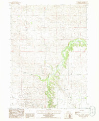 preview thumbnail of historical topo map of Brown County, NE in 1985