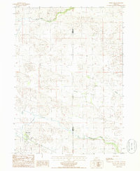 Download a high-resolution, GPS-compatible USGS topo map for Wood Lake, NE (1985 edition)