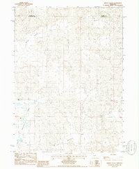 Download a high-resolution, GPS-compatible USGS topo map for Wright Valley, NE (1986 edition)