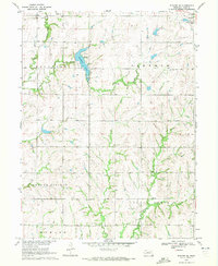 preview thumbnail of historical topo map of Gage County, NE in 1970