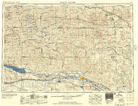 1957 Map of Halsey, NE