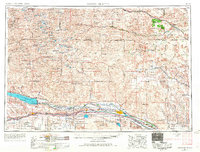 preview thumbnail of historical topo map of North Platte, NE in 1954