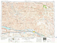 1967 Map of Halsey, NE
