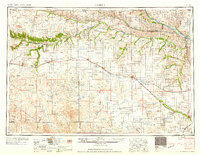 1959 Map of Monowi, NE