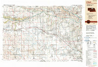 1989 Map of Naper, NE