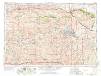 preview thumbnail of historical topo map of Valentine, NE in 1957